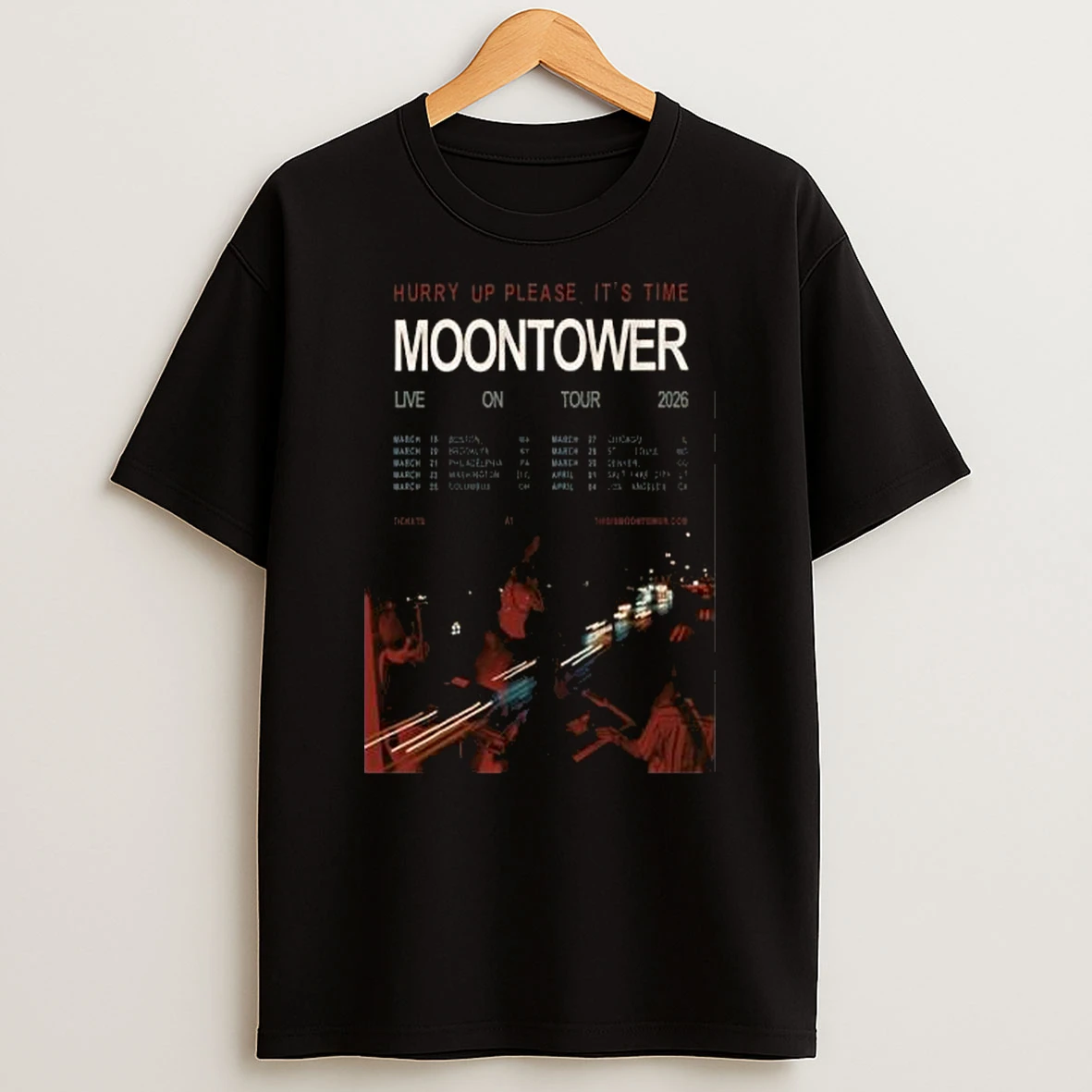 Moontower Live On Tour 2026 Shirts