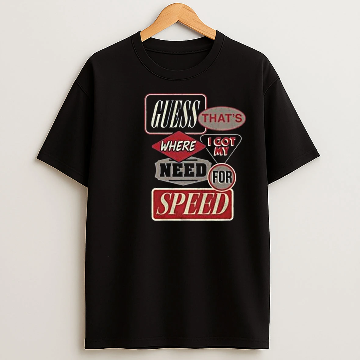 Morgan Wallen Need For Speed Circle Black T Shirts