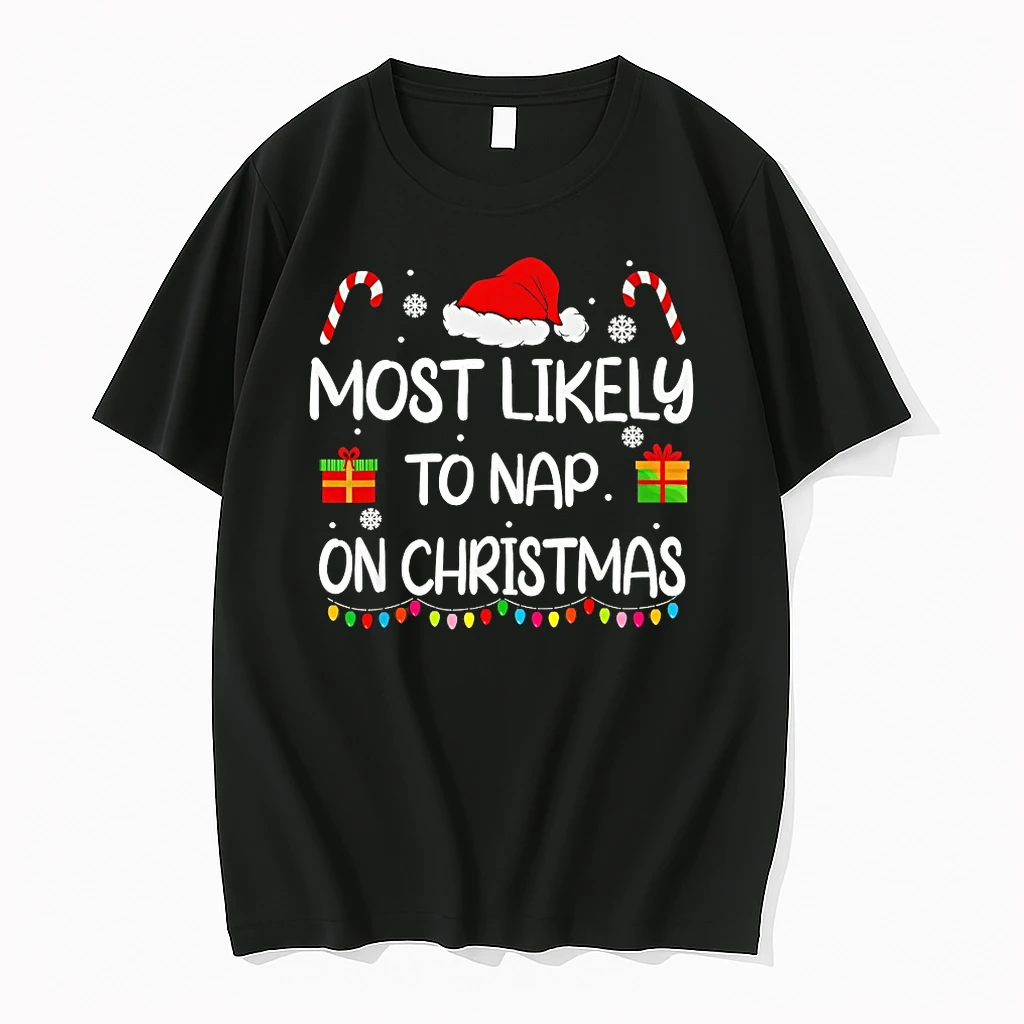 Most Likely To Nap On Christmas Shirts