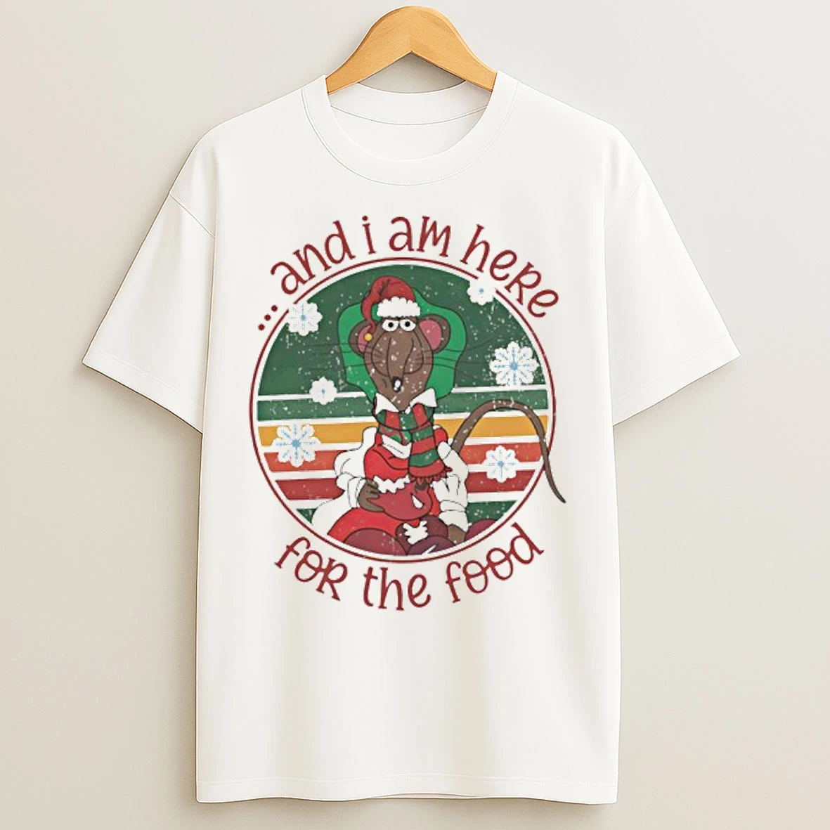 Mouse And I Am Here For The Food T Shirts
