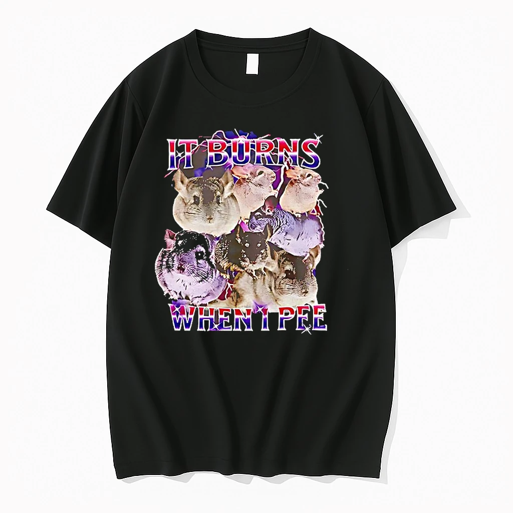 Mouse It Burns When I Pie Graphic Shirts