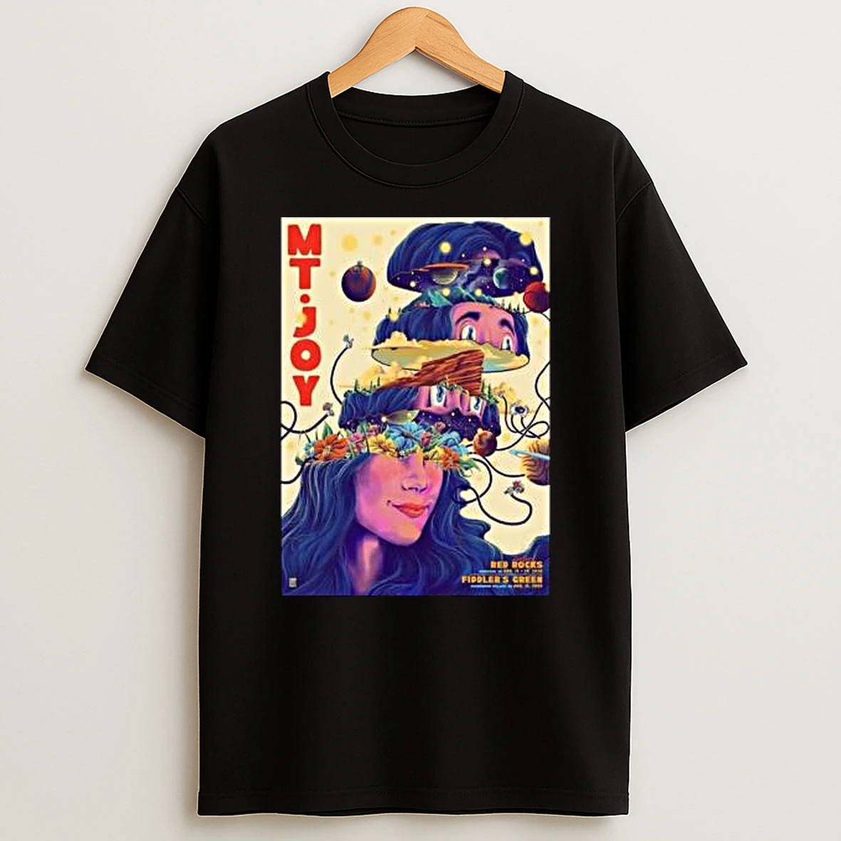 Mt Joy Colorado Shows Live From Red Rocks Morrison Colorado On August 13 14 And Fiddlers Green Greenwood Village Colorado On August 15 2026 Shirts