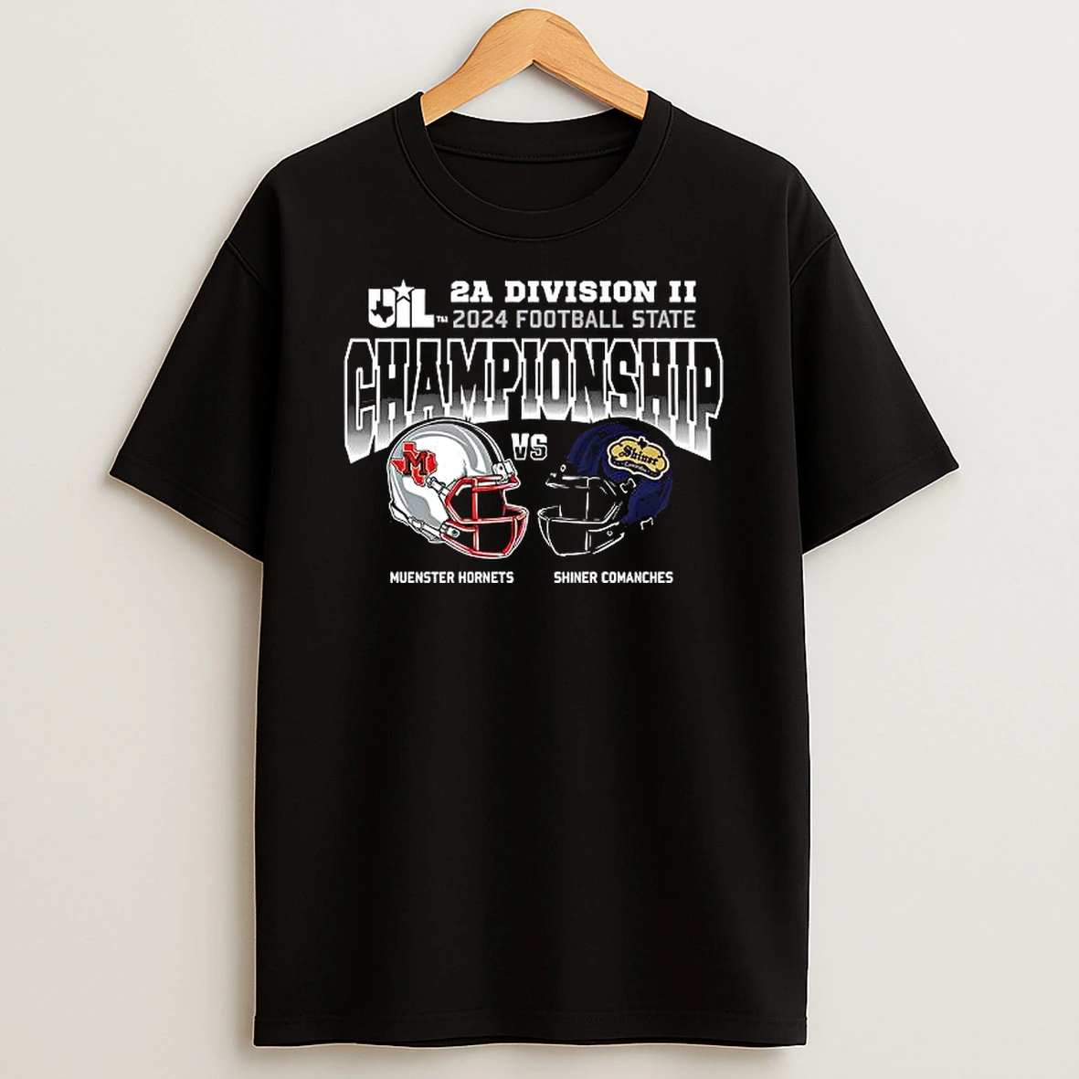 Muenster Hornets Vs Shiner Comanches Uil 2a Division Ii Football State Championship 2024 Shirts