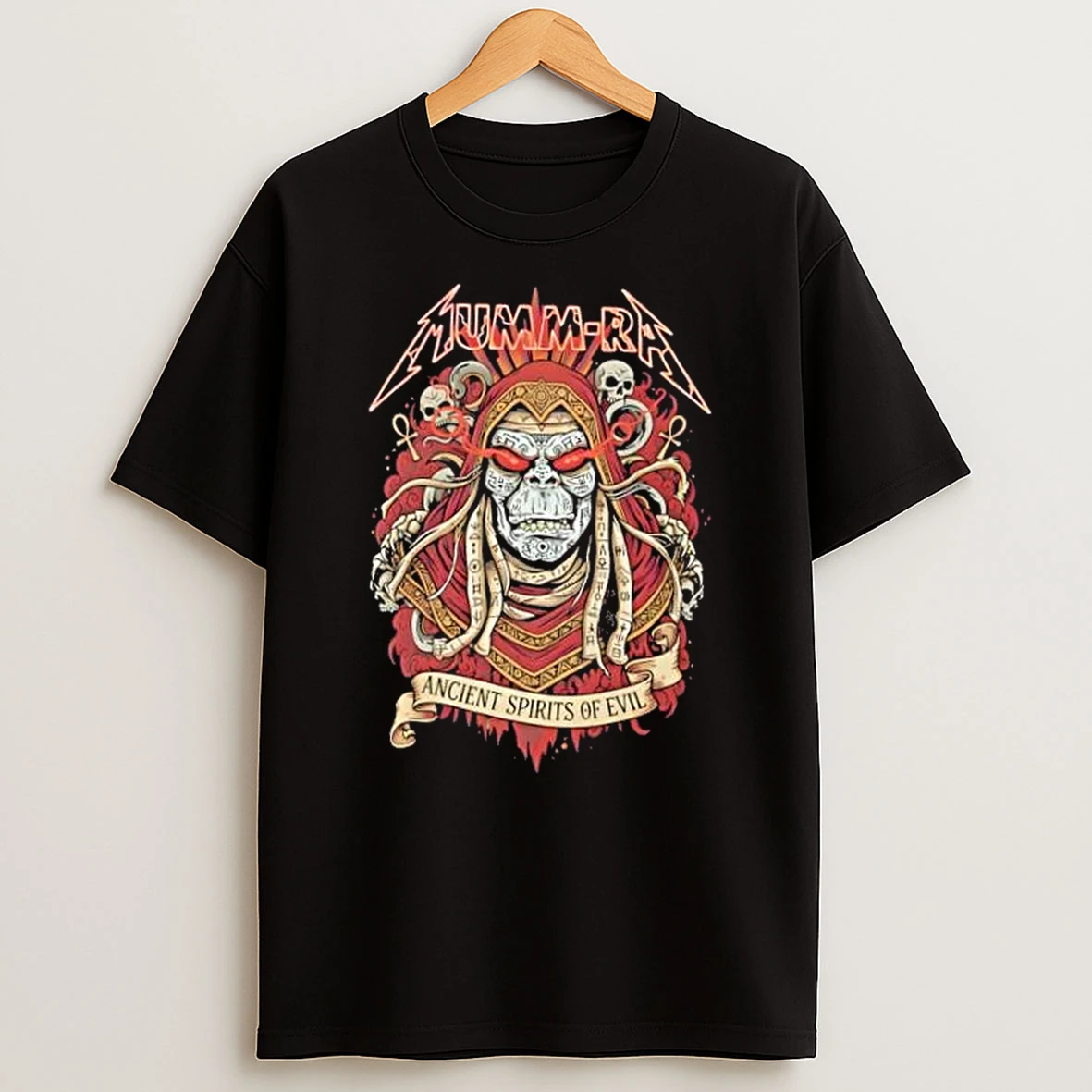 Mumm Ra Ancient Spirits Thunder Cats Metal Shirts