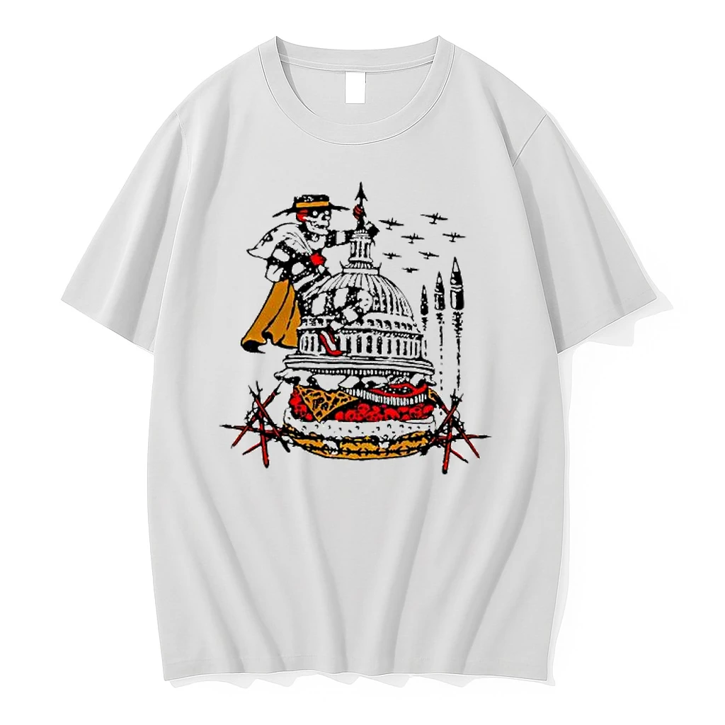 Murder Burger Skeleton Graphic Shirts