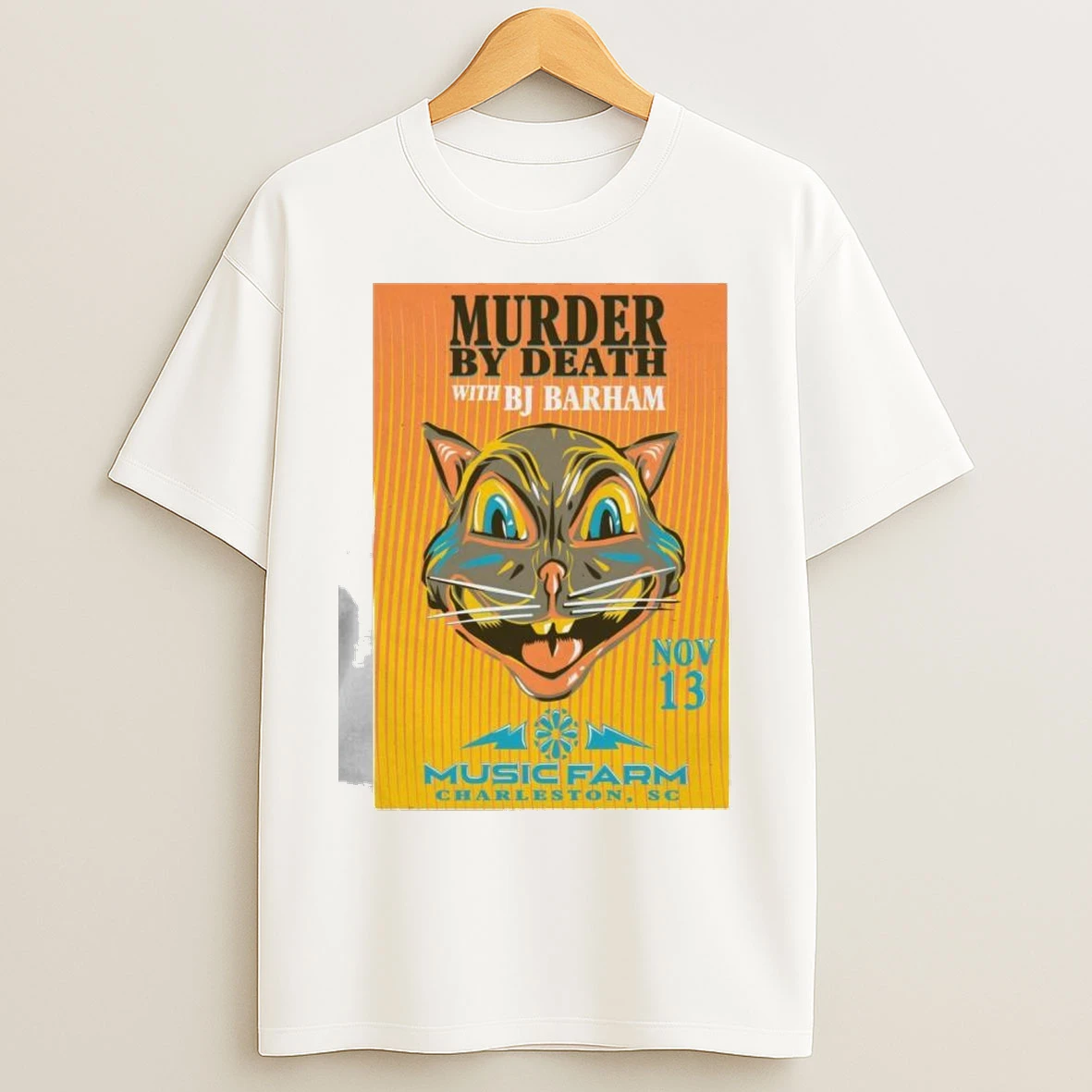 Murder By Death Charleston Sc November 13 2025 T Shirts