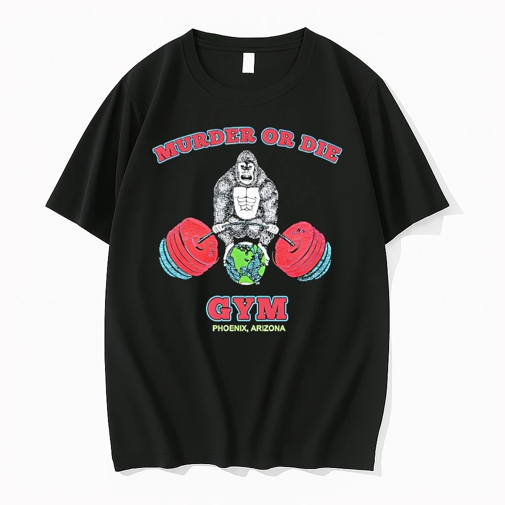 Murder Or Die Gorilla Cakes Gym Shirts