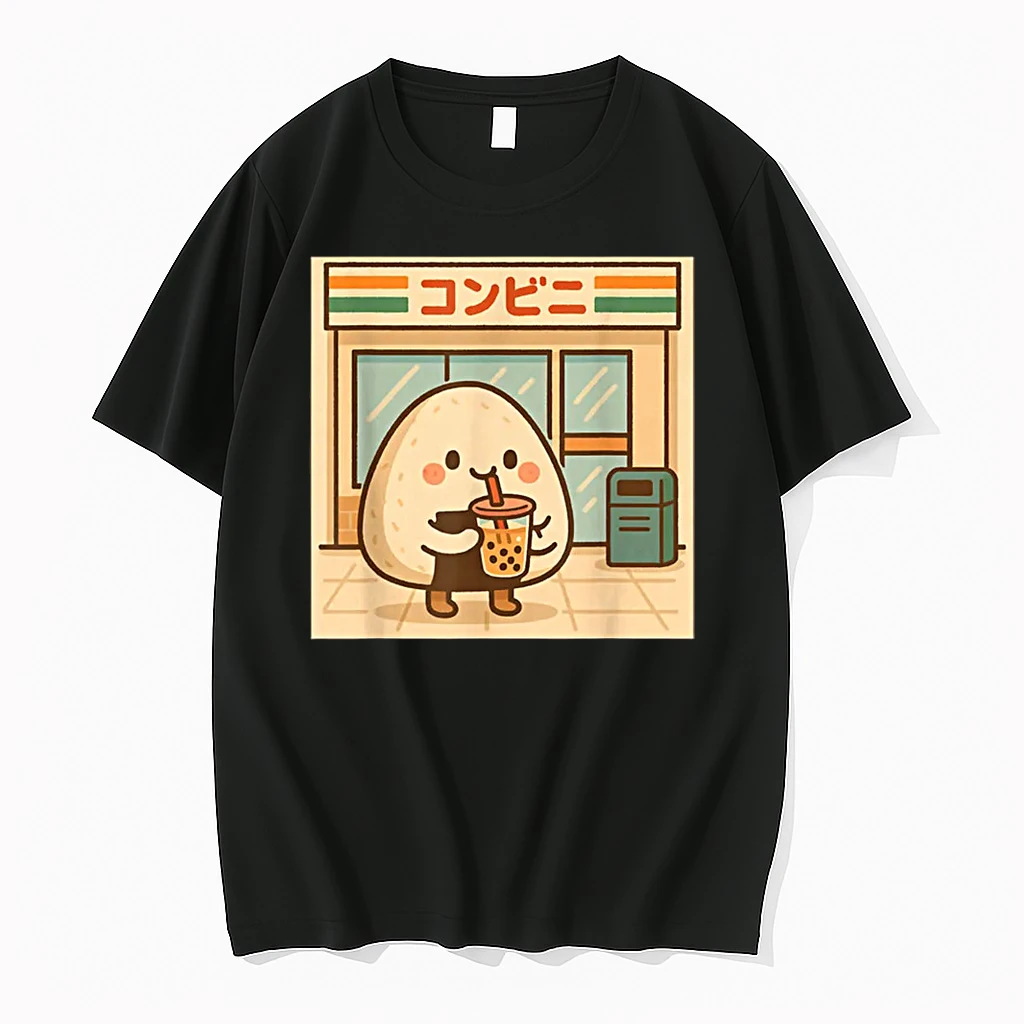 Musubi Drinking Boba Tea In Japan Shirts