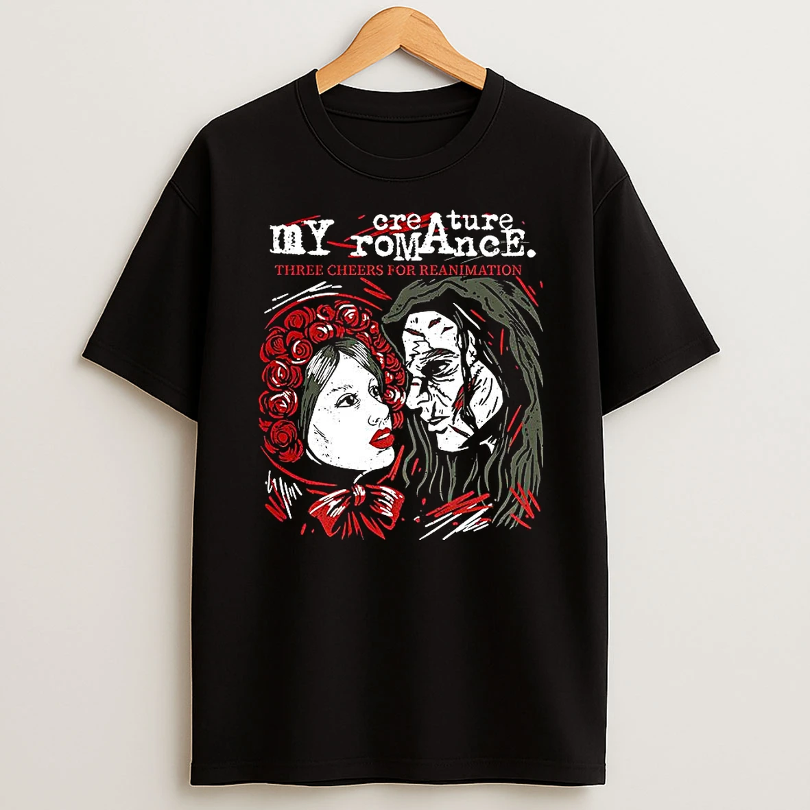 My Creature Romance Three Cheers For Reanimation Horror Graphic Shirts