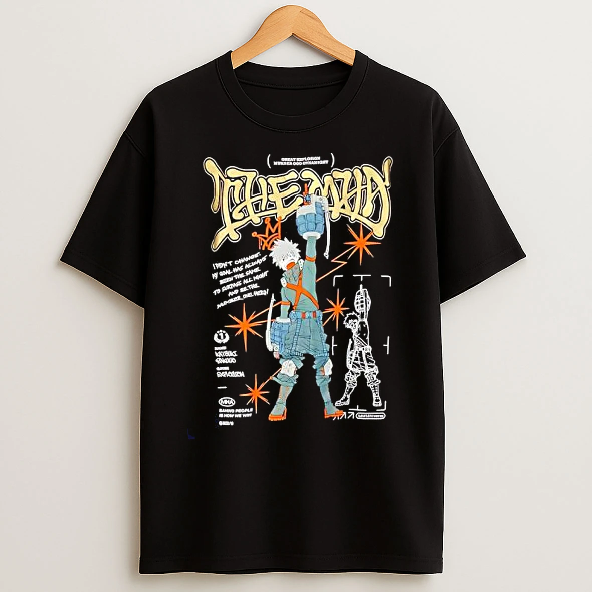 My Hero Academia Katsuki Bakugo Character T Shirts