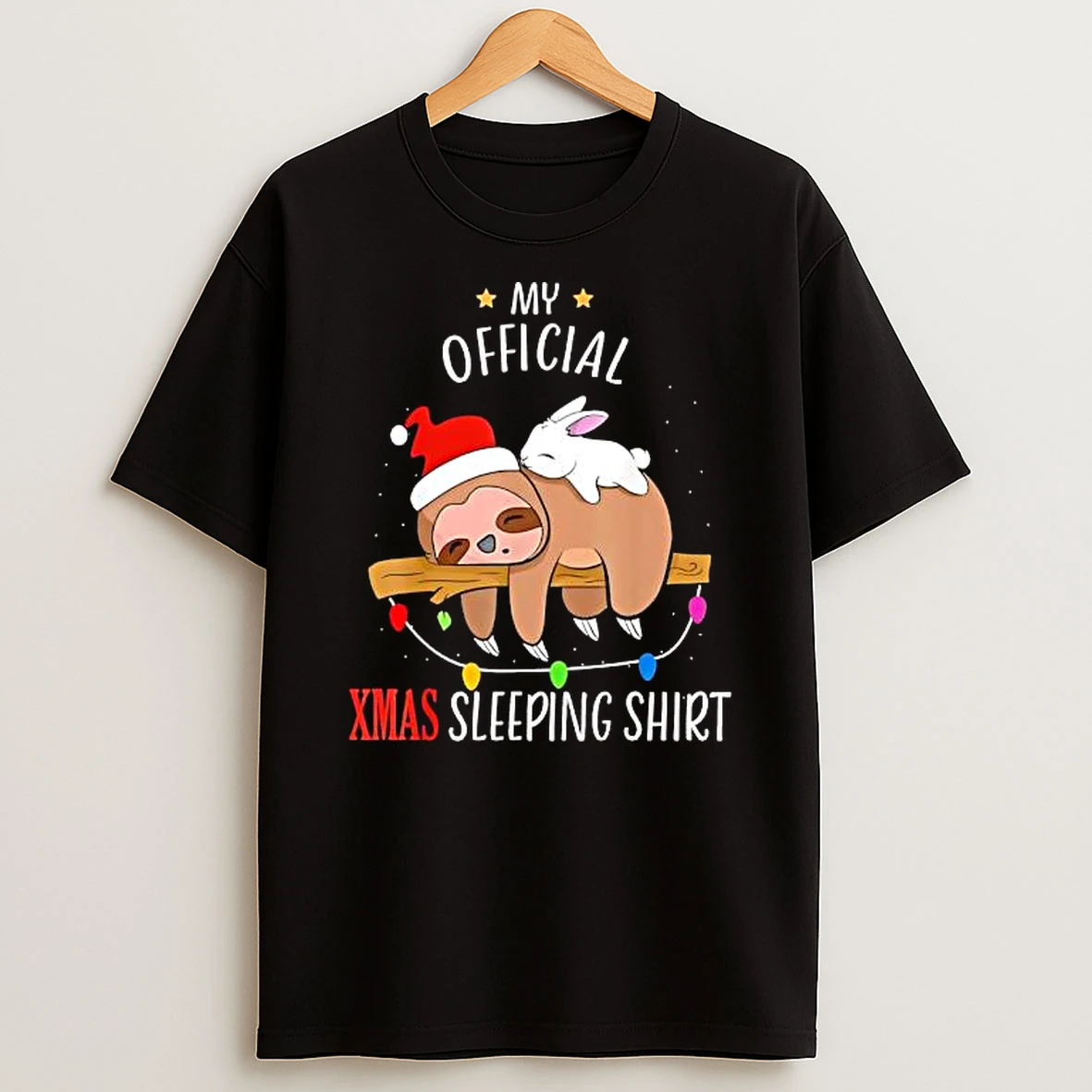 My Sloth Christmas Sleeping Shirts