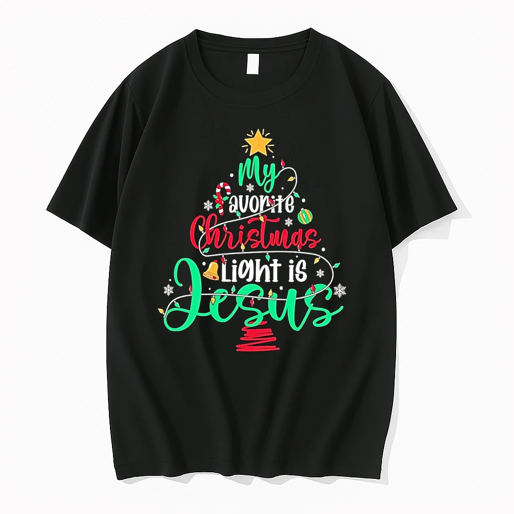 My Favorite Christmas Light Is Jesus Shirts
