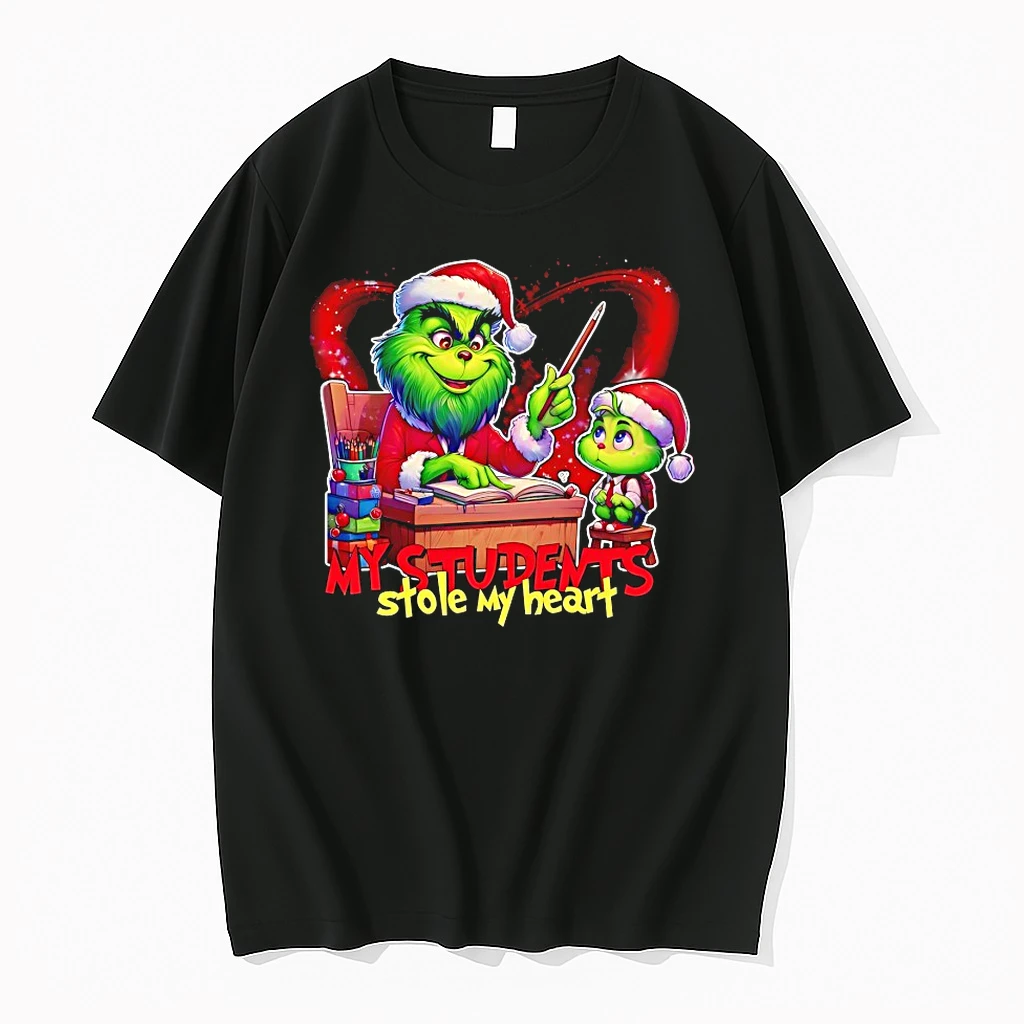 My Students Stole My Heart Grinch Christmas Teacher Shirts