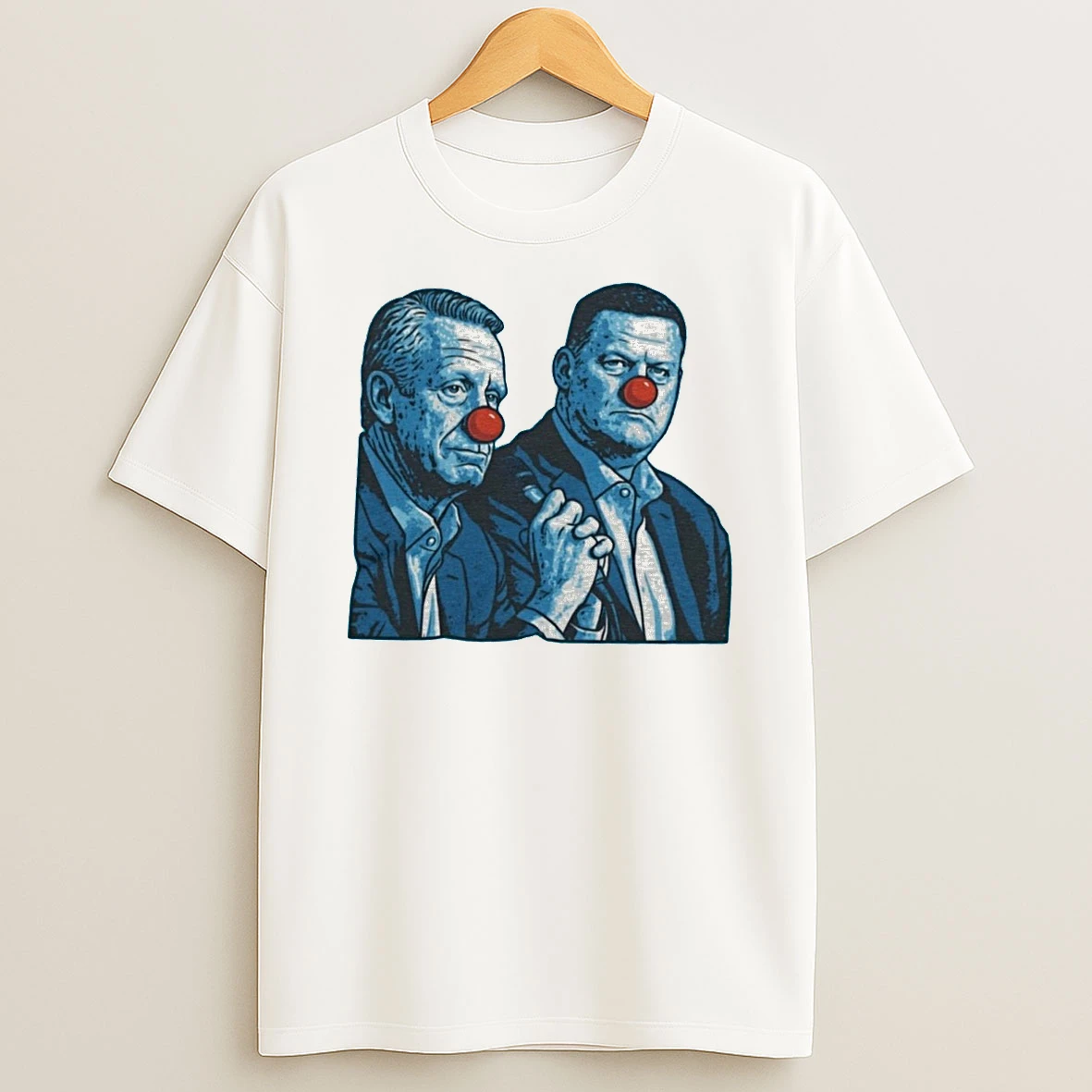 Nascar Clowns Steve Phelps And Richard Childress Parody Shirts