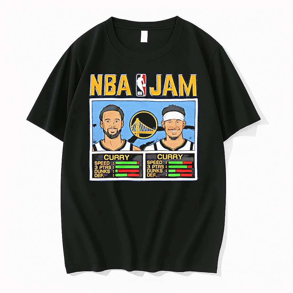 Nba Jam Stephen Curry And Seth Curry Shirts