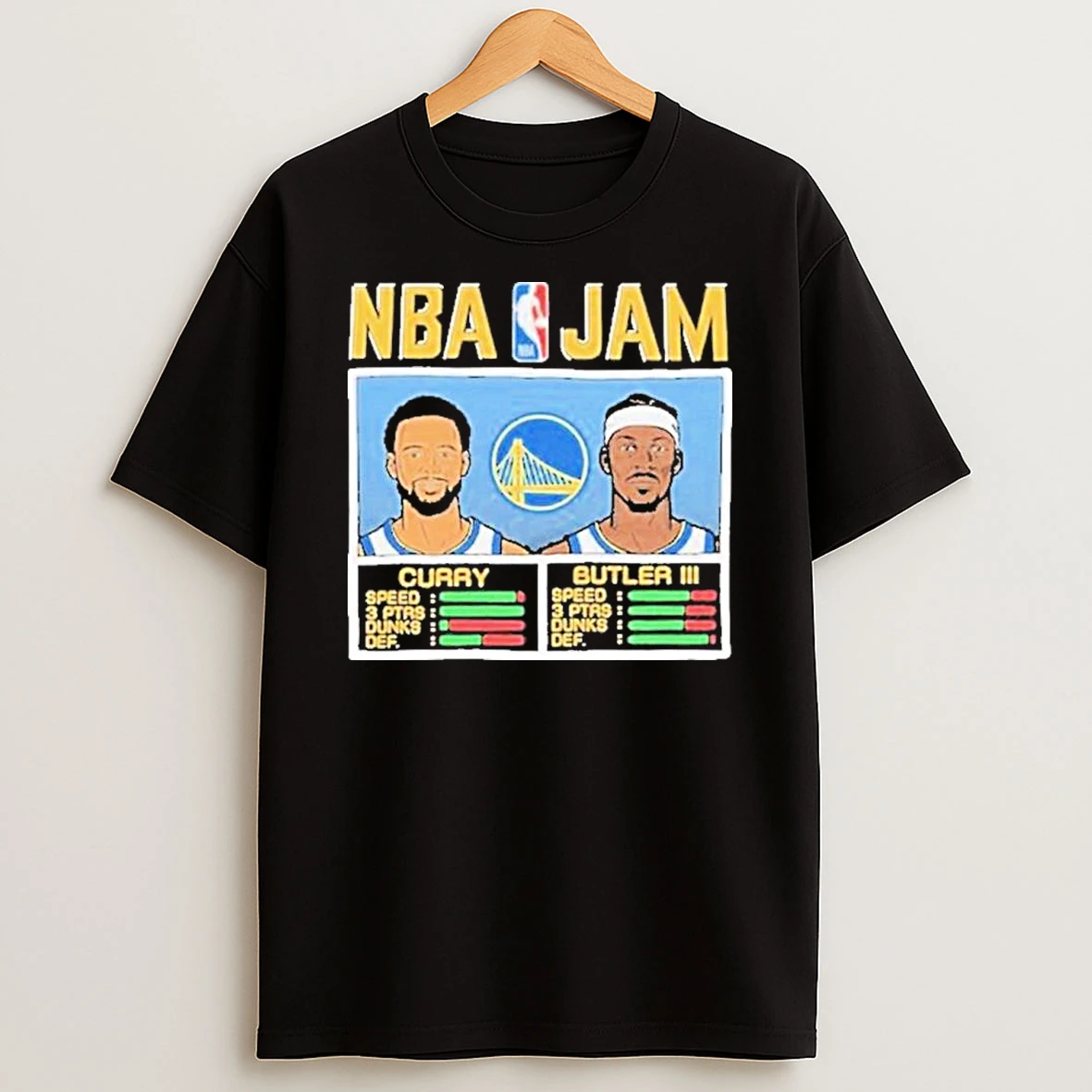 Nba Jam Warriors Curry And Curry Shirts