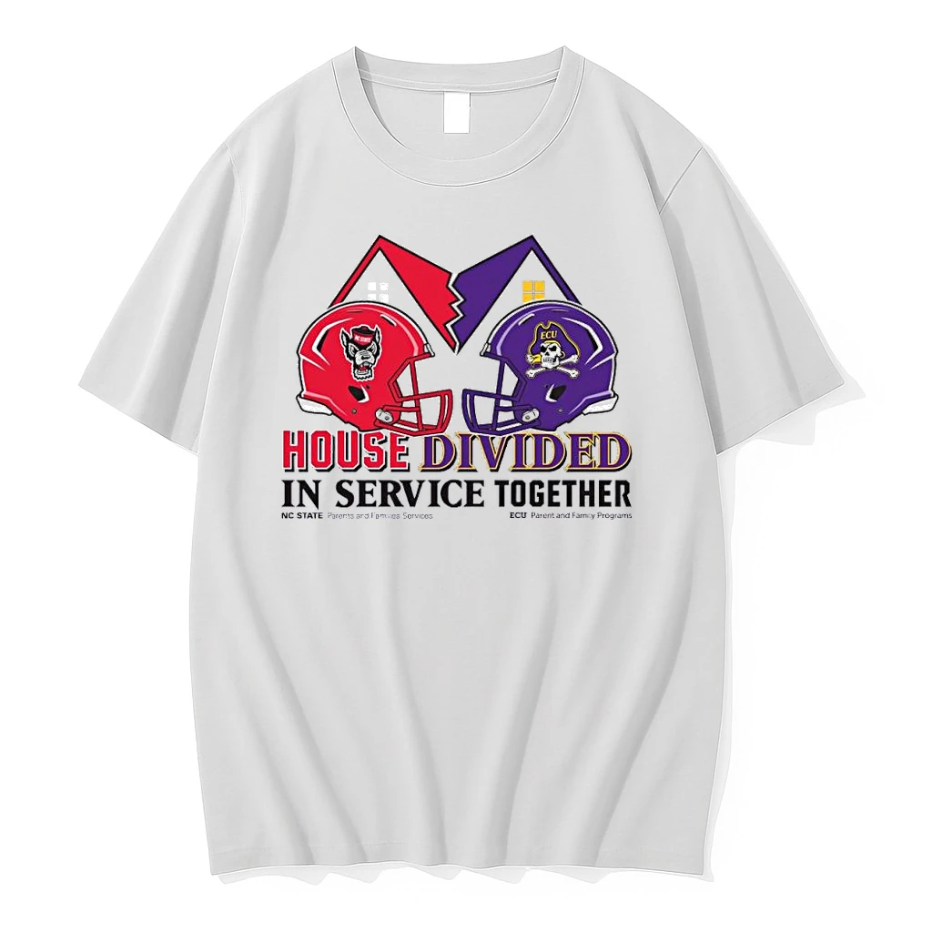 Nc State Vs Ecu House Divided In Service Together Shirts