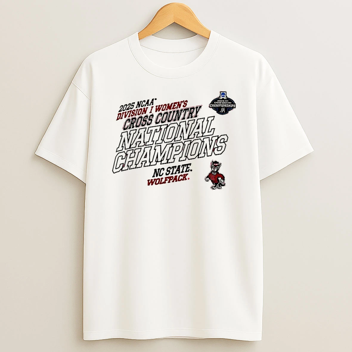 Nc State Wolfpack 2025 Ncaa Cross Country National Champions Shirts