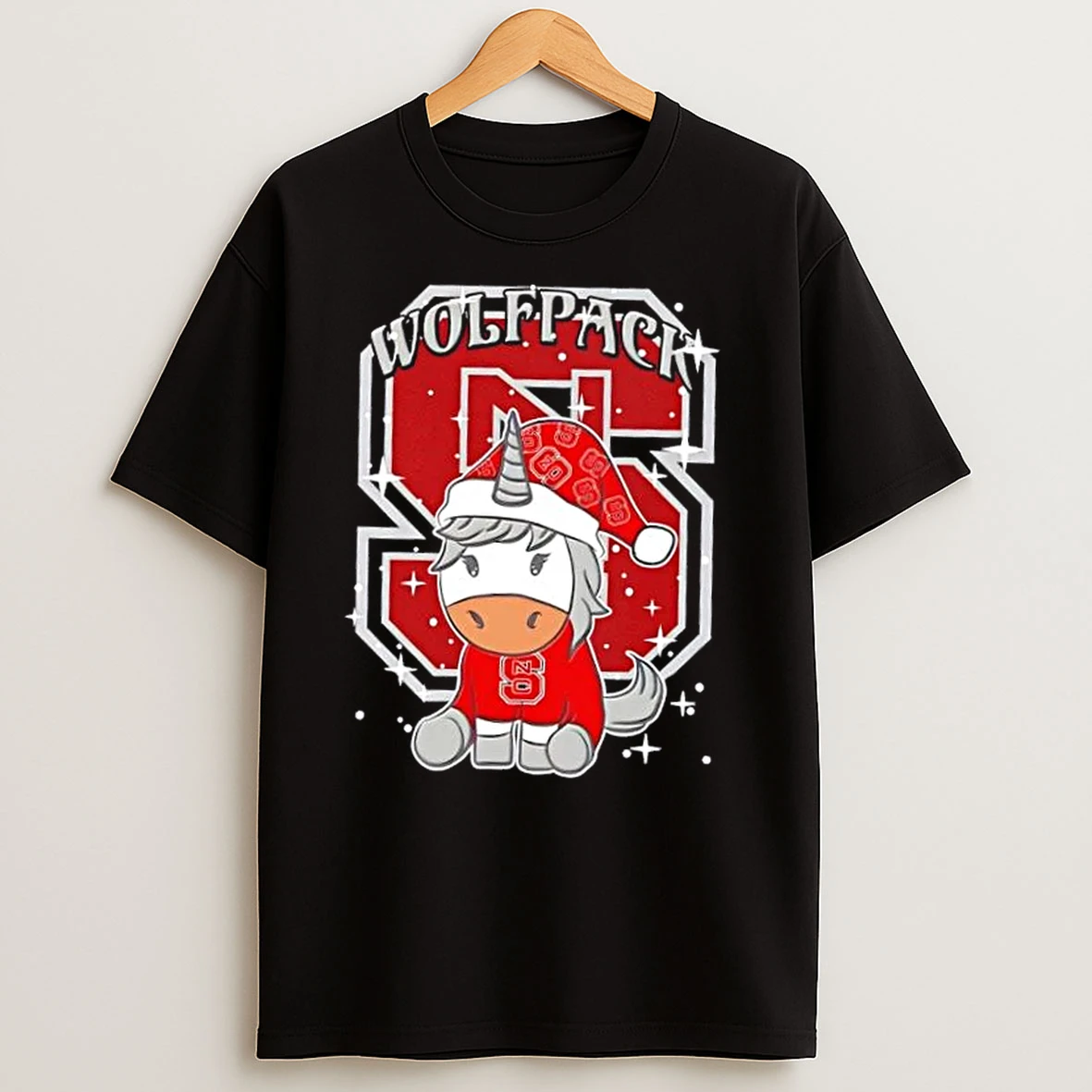 Nc State Wolfpack Football X Unicorn Merry Christmas T Shirts