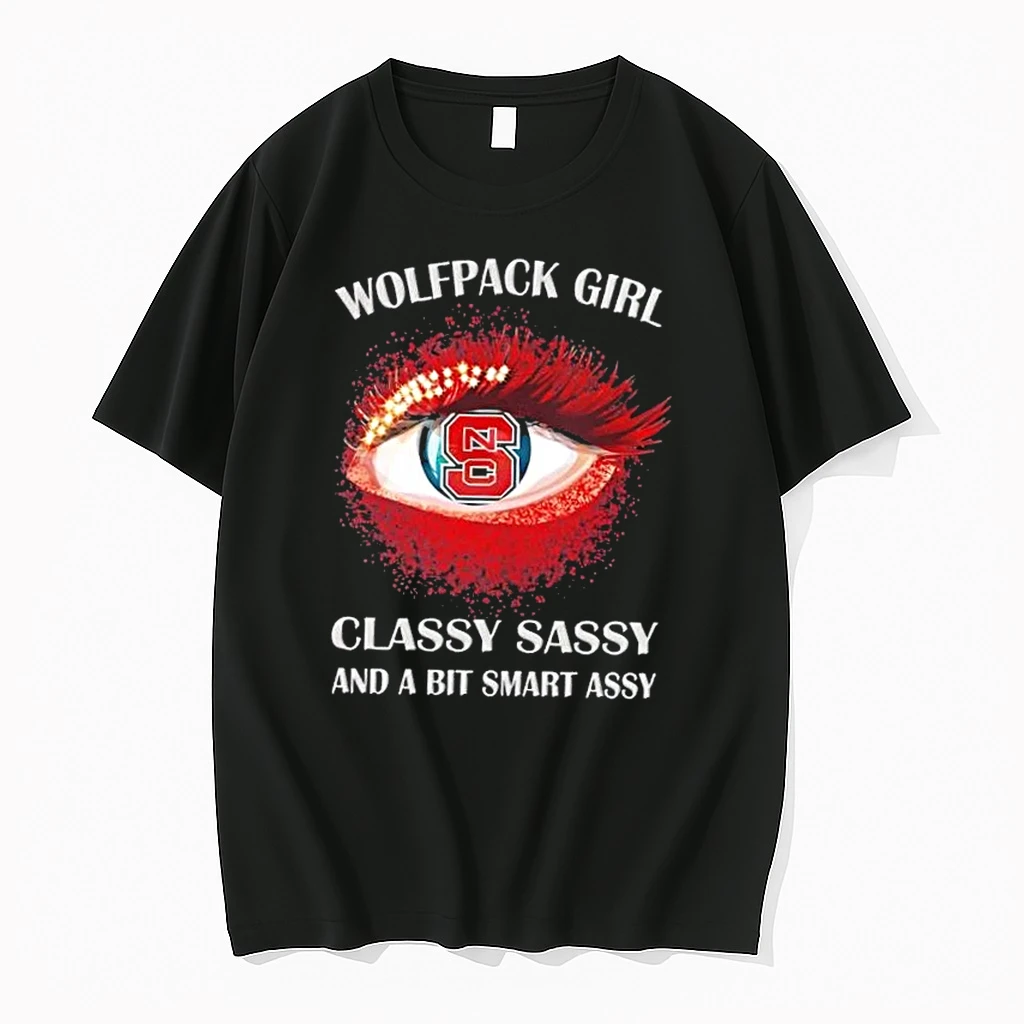 Nc State Wolfpack Eye Girl Fans Classy Sassy And A Bit Smart Assy Shirts