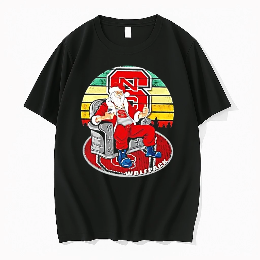 Nc State Wolfpack X Santa Claus Christmas Vintage Shirts