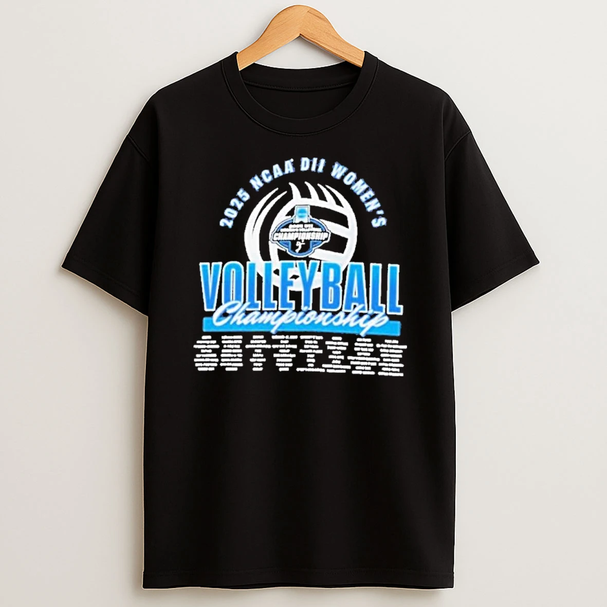 Ncaa D2 Volleyball Championship 2025 Regionals Teams Shirts