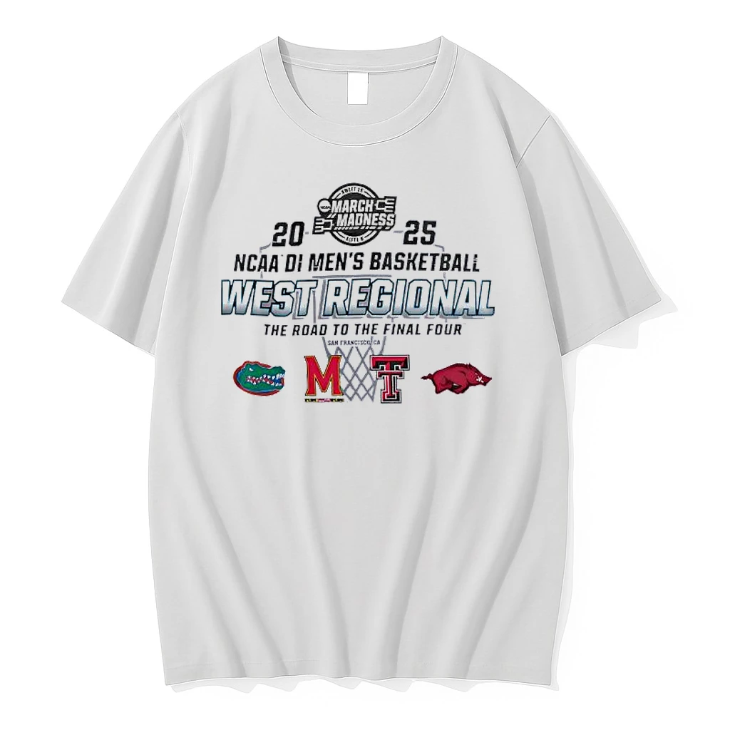 Ncaa Di Mens Basketball West Regional San Francisco 2025 The Road To The Final Four Shirts
