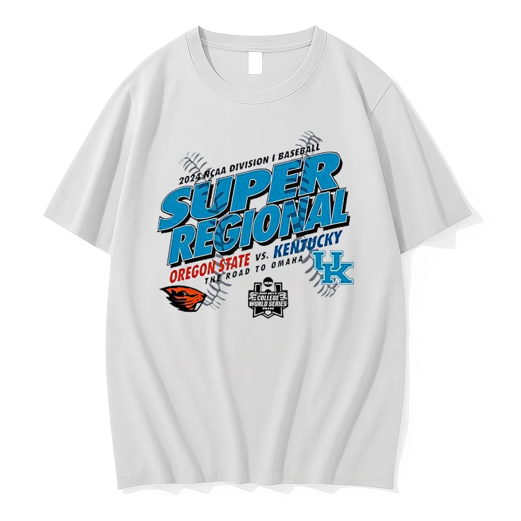 Ncaa Division I Baseball Super Regional Oregon State Vs Kentucky 2024 The Road To Omaha Shirts