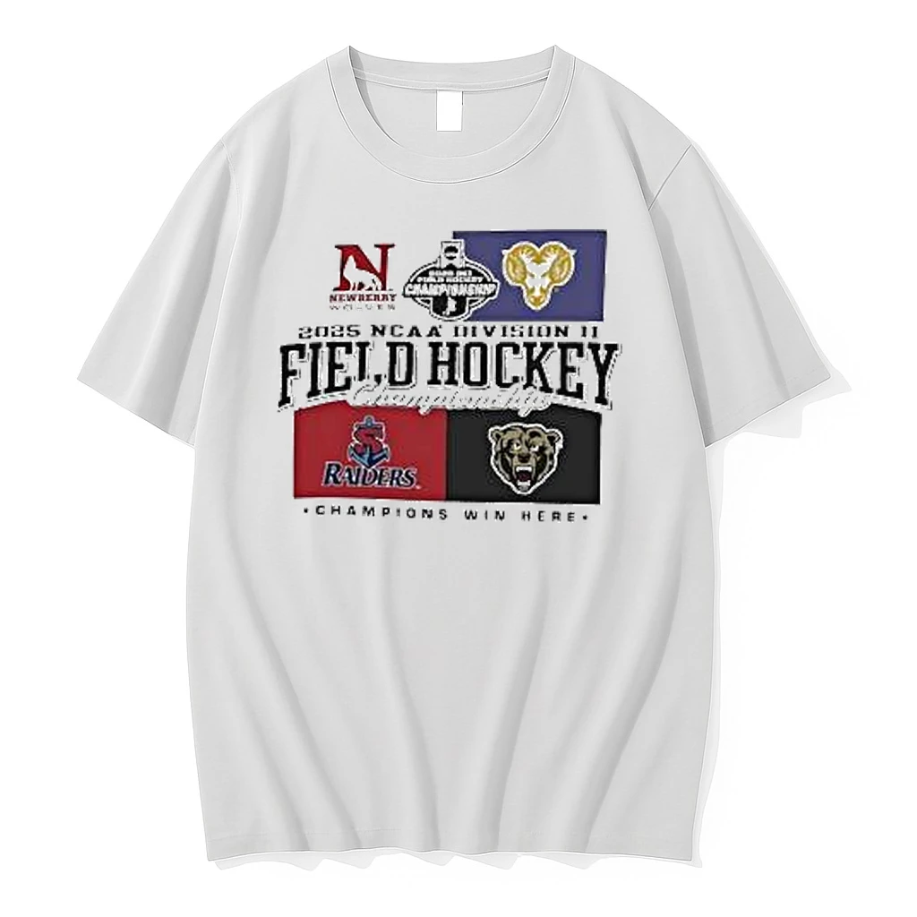 Ncaa Division Ii Field Hockey Championship 2025 Champions Win Here Four Team Logos Shirts