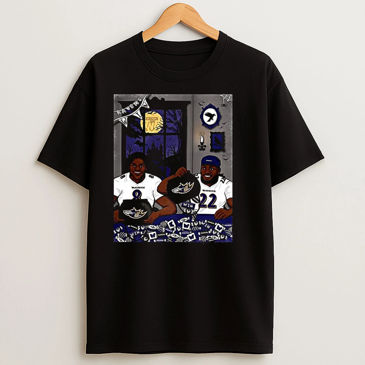 Nfl Baltimore Ravens Treated Themselves To A Win On Halloween T Shirts