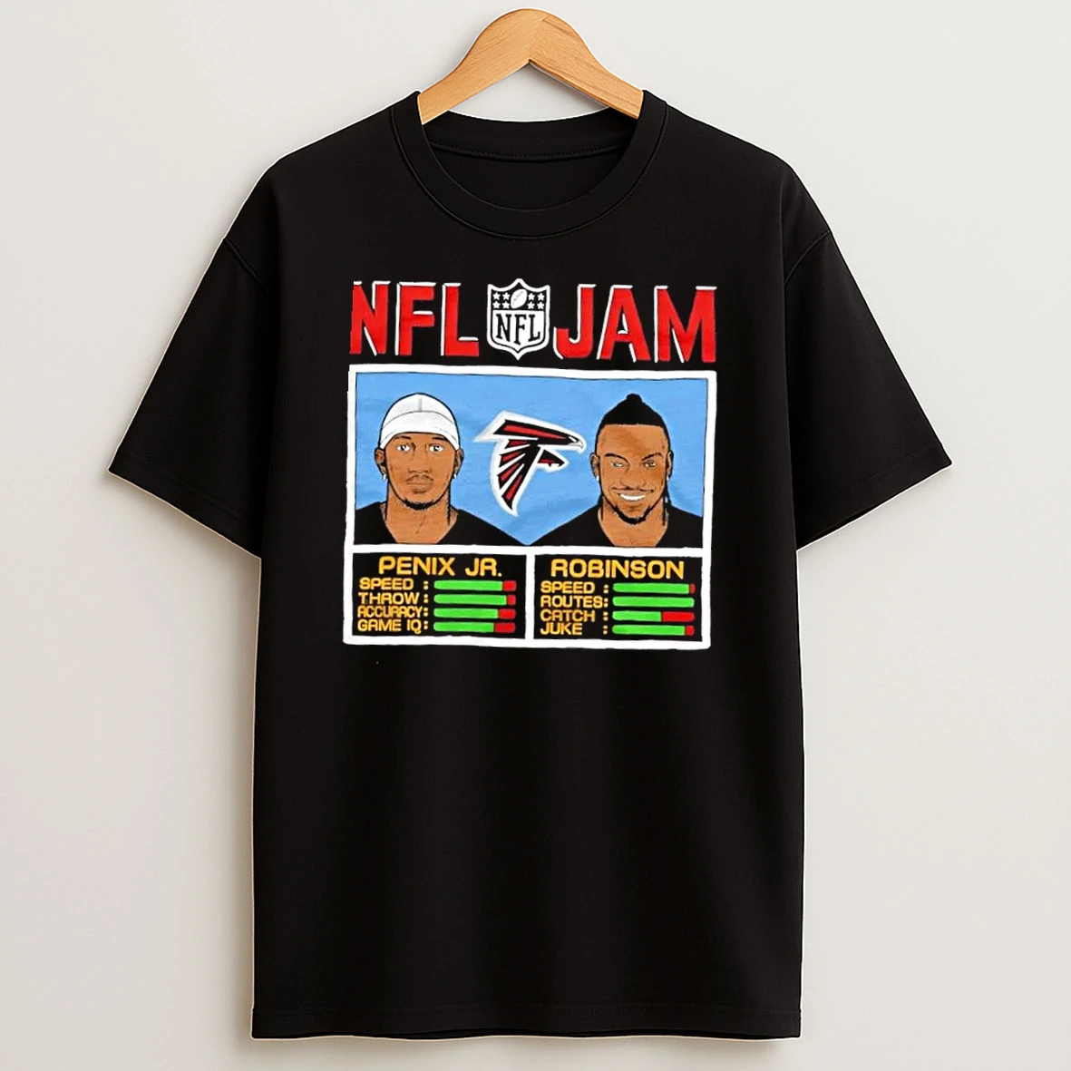 Nfl Jam Atlanta Falcons Penix Jr And Robinson Shirts