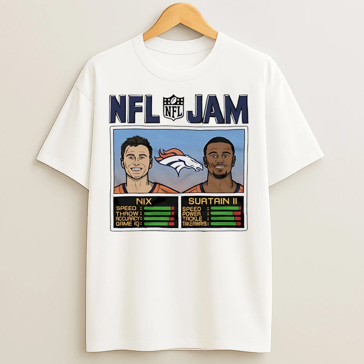 Nfl Jam Broncos Nix And Surtain Ii T Shirts