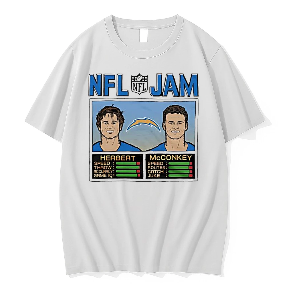 Nfl Jam Chargers Herbert And Mcconkey Los Angeles Chargers Shirts