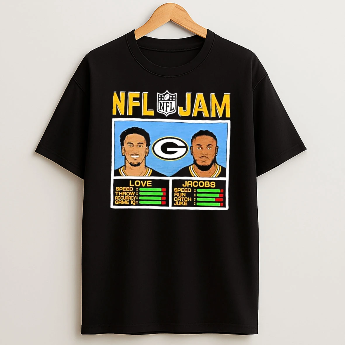Nfl Jam Green Bay Packers Love And Jacobs Shirts