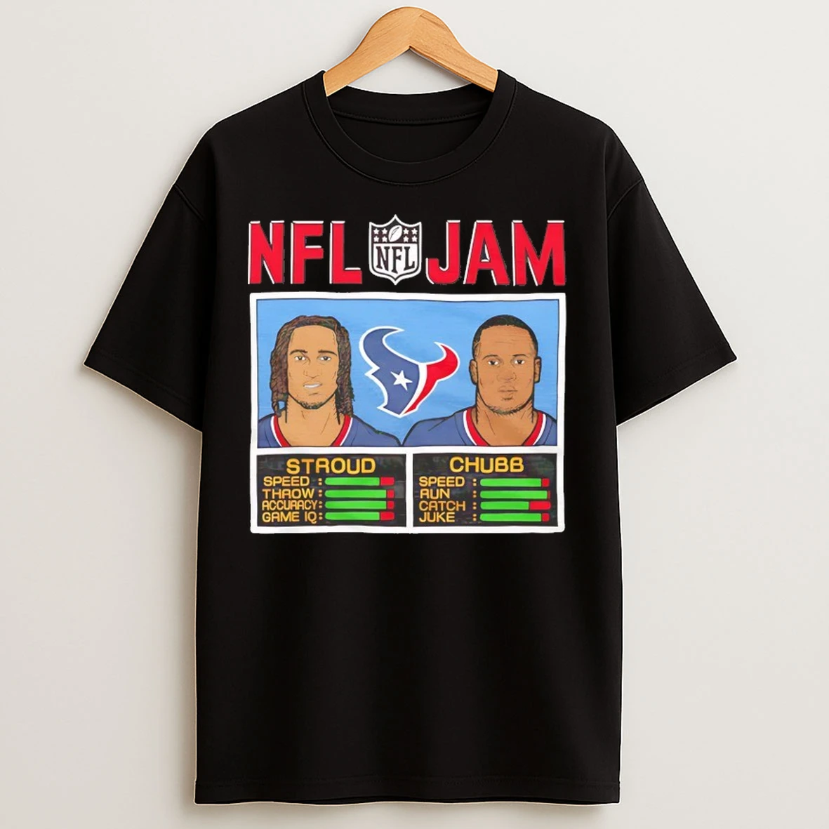Nfl Jam Houston Texans C J Stroud And Nick Chubb T Shirts