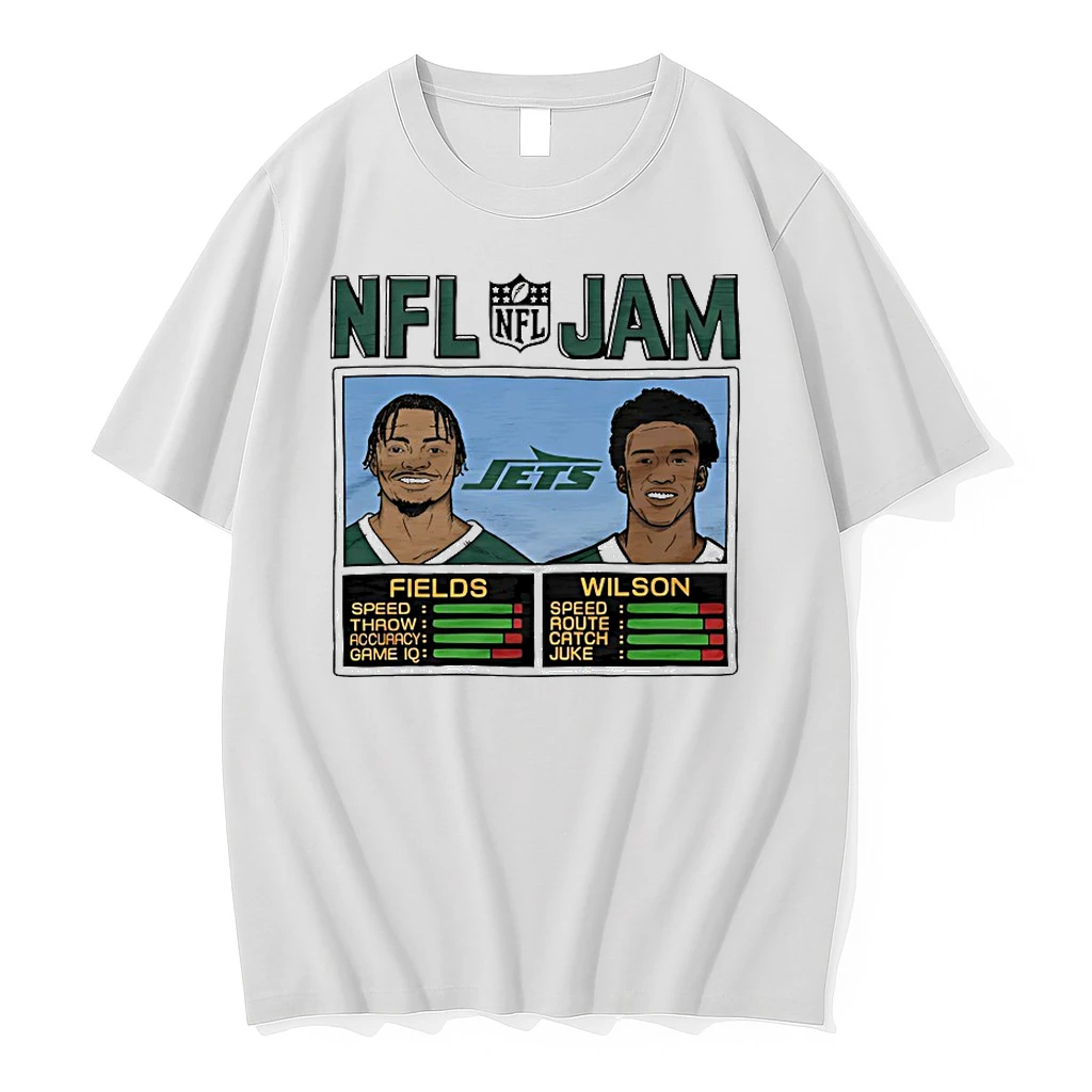 Nfl Jam Jets Fields And Wilson Shirts