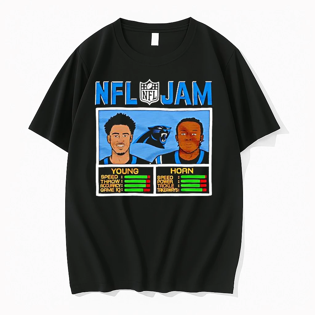 Nfl Jam Panthers Young And Horn Carolina Panthers Shirts