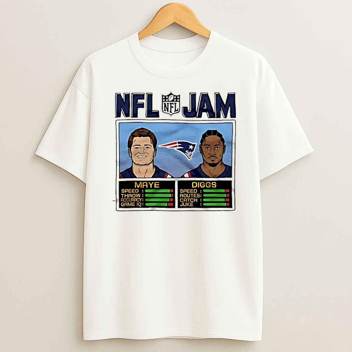 Nfl Jam Patriots Maye And Diggs New England Patriots Shirts