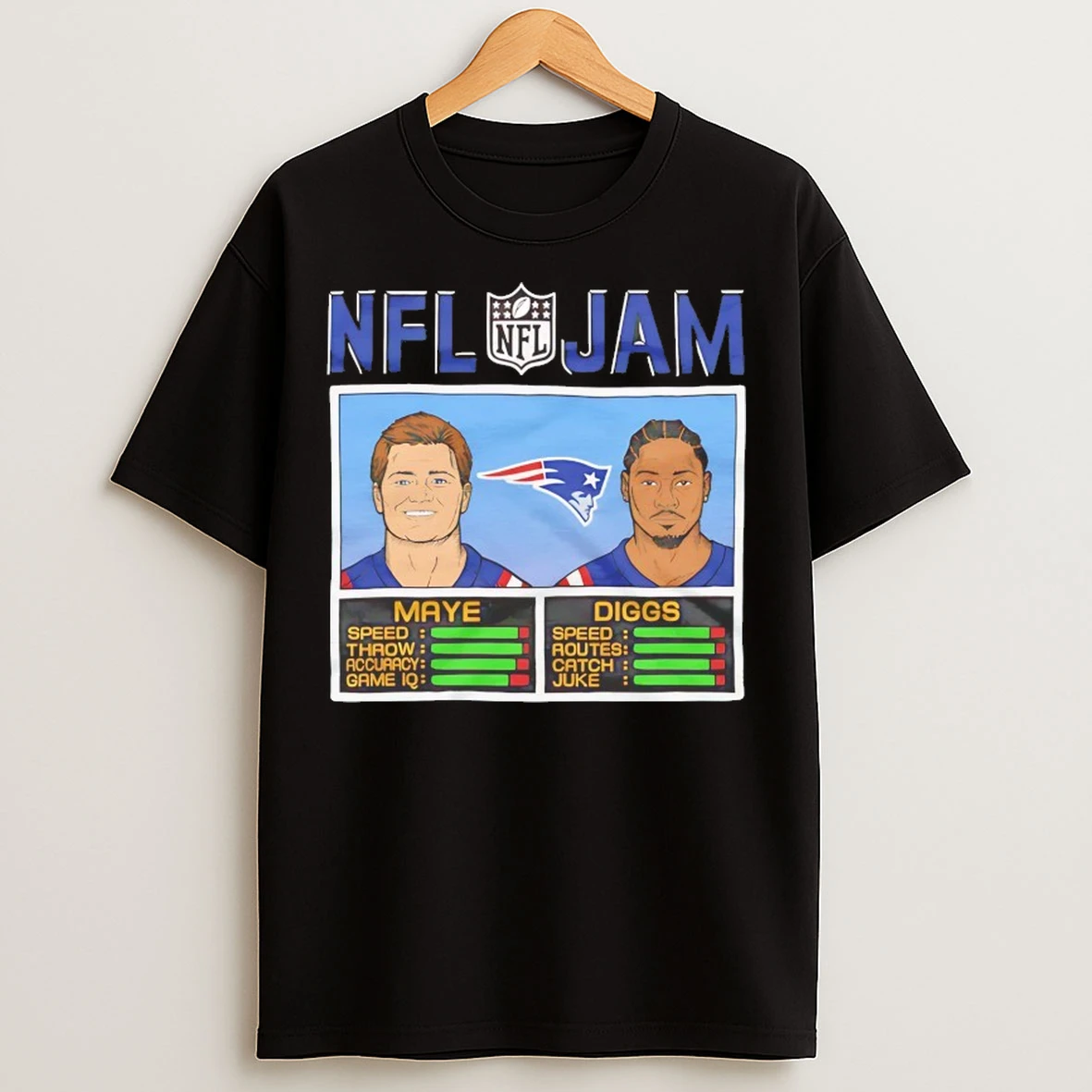 Nfl Jam Patriots Maye And Diggs T Shirts
