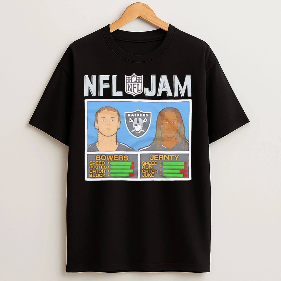 Nfl Jam Raiders Bowers And Jeanty T Shirts