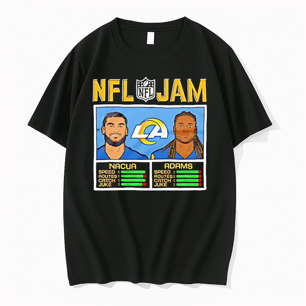 Nfl Jam Rams Nacua And Adams Los Angeles Rams Shirts