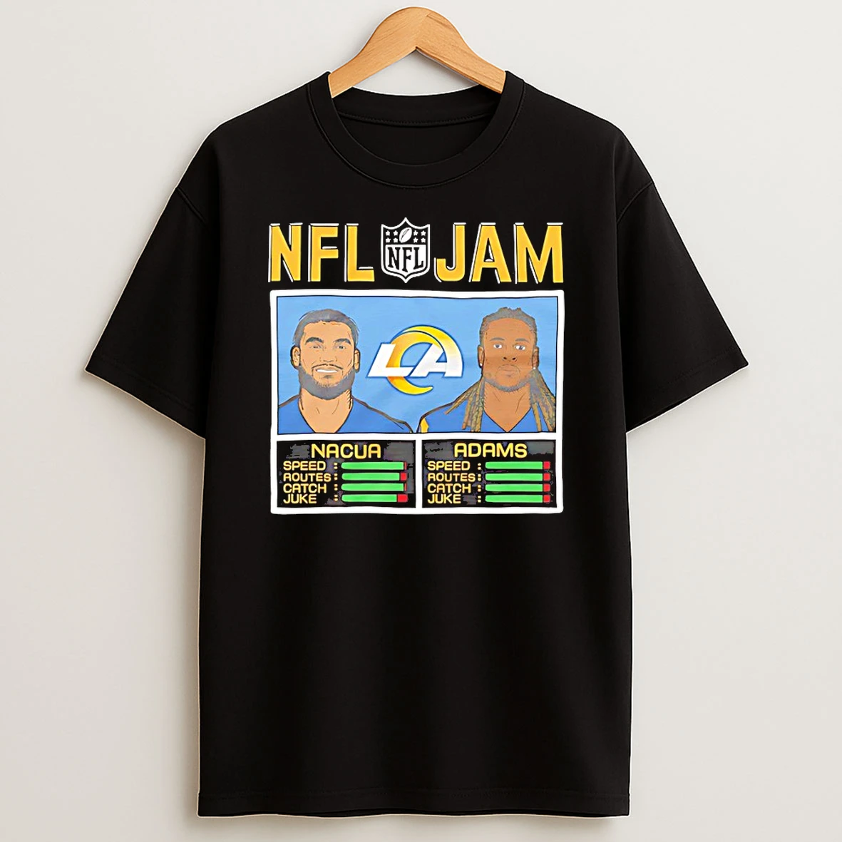 Nfl Jam Rams Nacua And Adams Shirts