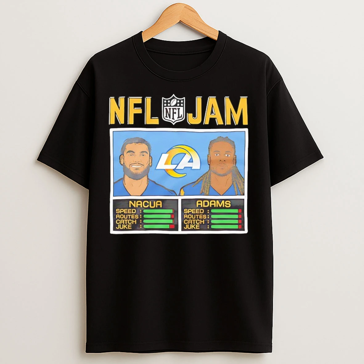 Nfl Jam Rams Nacua And Adams T Shirts
