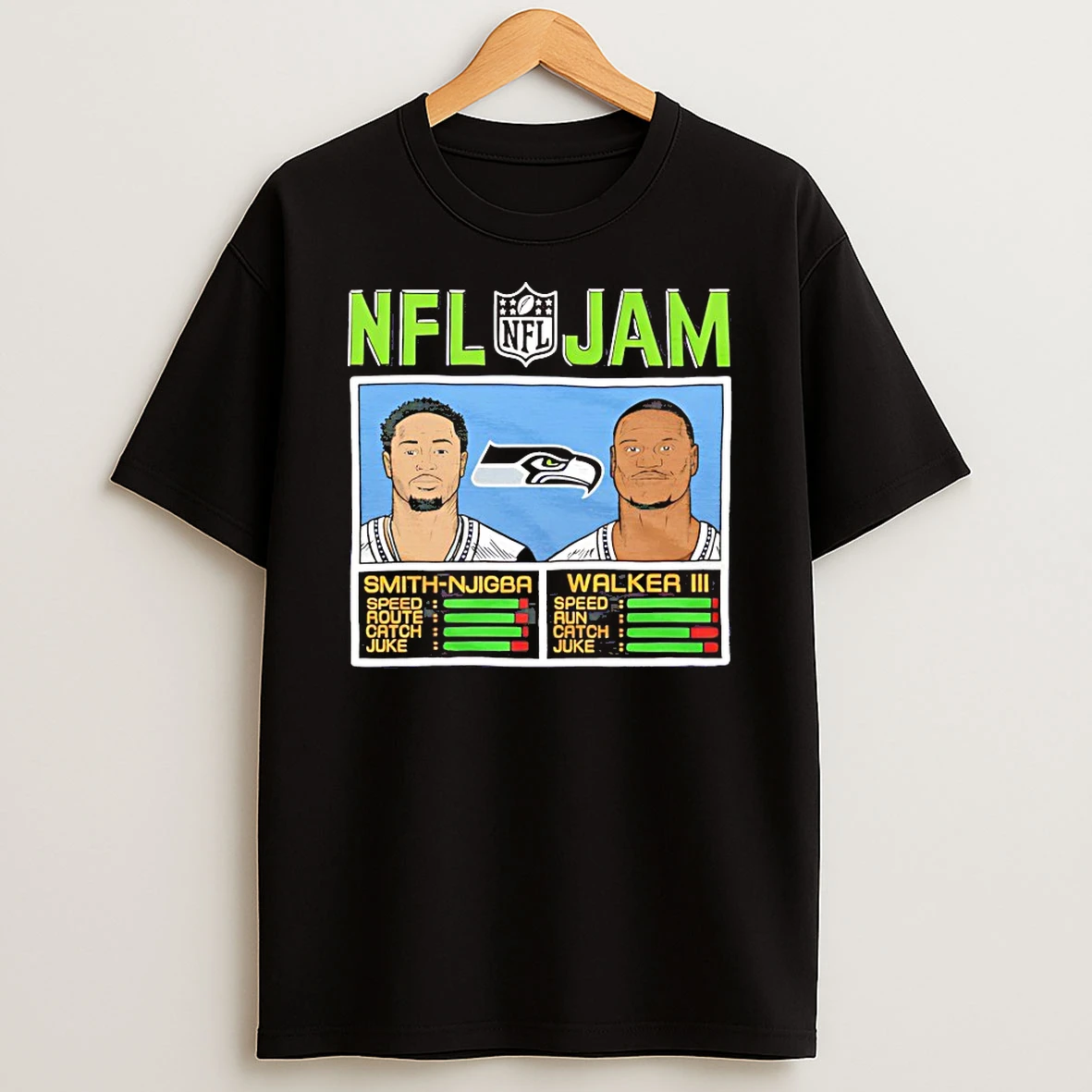 Nfl Jam Seahawks Smith Njigba And Walker Iii Shirts