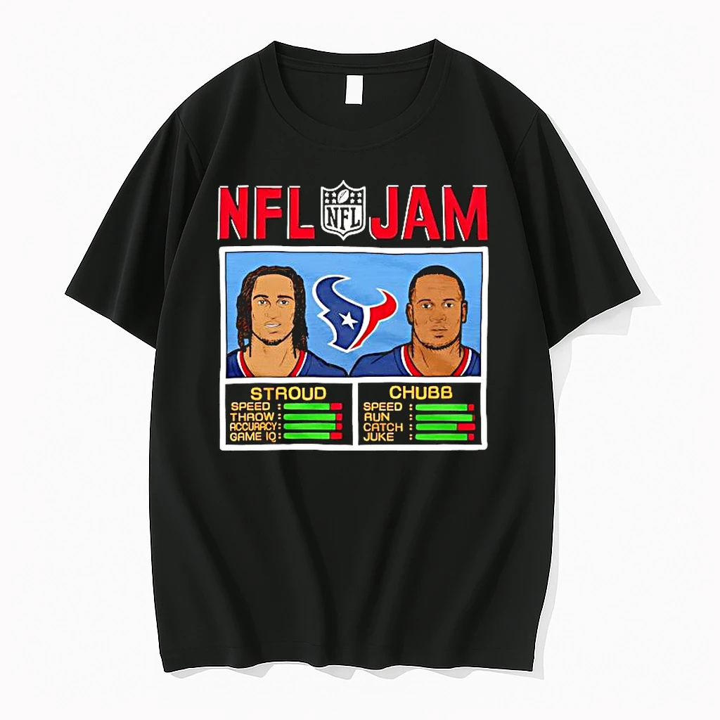 Nfl Jam Texans Stroud And Chubb Houston Texans Shirts