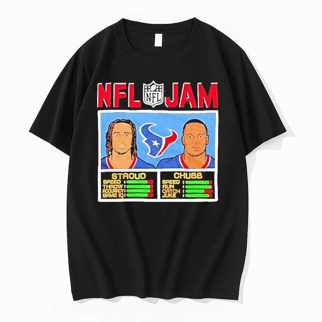 Nfl Jam Texans Stroud And Chubb Shirts