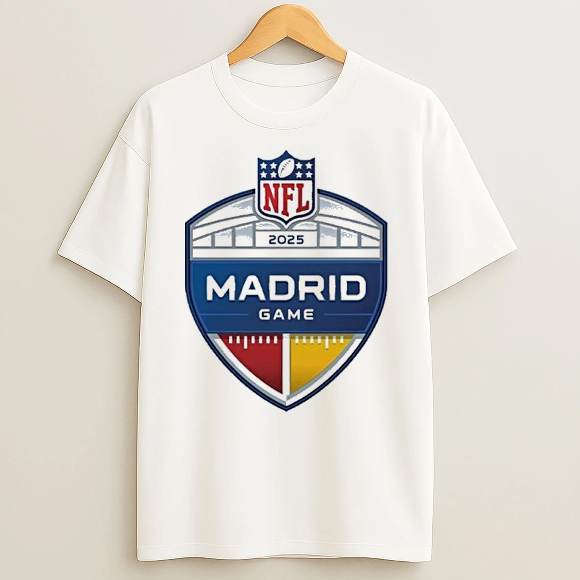 Nfl Madrid Game 2025 Logo Shirts