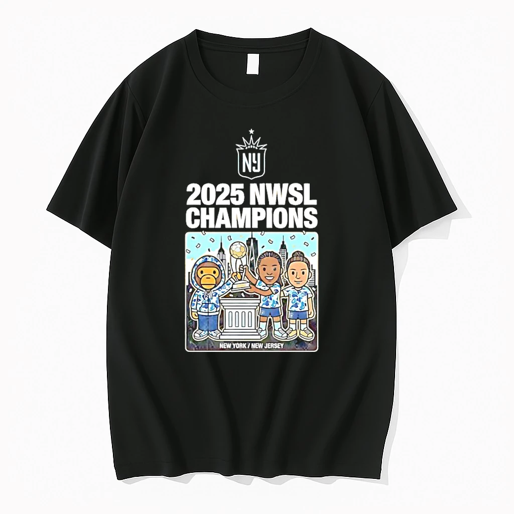 Nj Ny Gotham Fc X Bape 2025 Nwsl Championship Victory Shirts