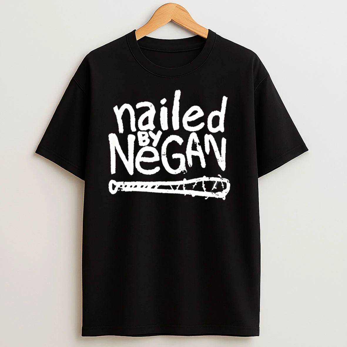 Nailed By Negan Baseball T Shirts