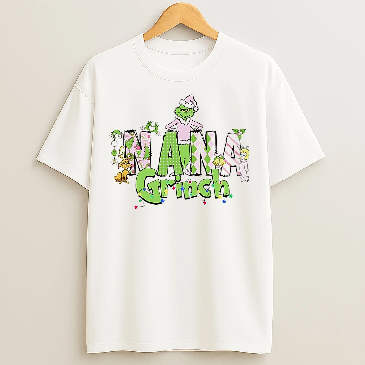 Nana Grinch Christmas T Shirts